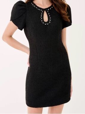 NWT Lilly Pulitzer 16 Emmylou Boucle Dress “Noir Chic Chick Boucle” ✨💲298